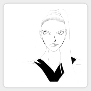 anya taylor joy sketch Sticker